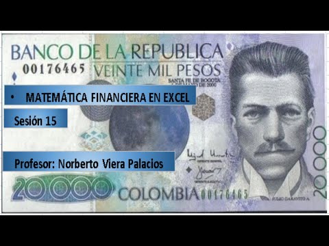 15. Conversión tasas de interés anticipadas, en Excel.
