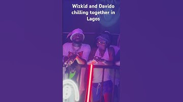 Wizkid and Davido chilling together in Lagos.