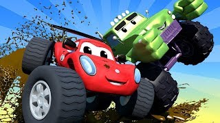Official LIVE STREAM - Monster Town - Мультфильм про Монстр Трака