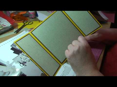 GATE FOLD CARD WITH TIM HOLTZ SIZZIX BIGZ DIE HANG...