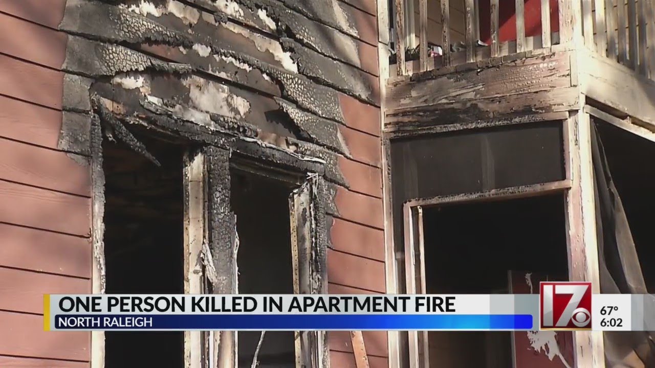 1 dead, 12 displaced after North Raleigh apartment fire - YouTube