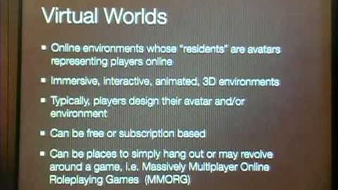 Virtual Worlds - Real Exploits 1/6