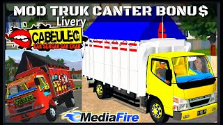 MOD BUSSID TERBARU TRUK CANTER BONUS V2