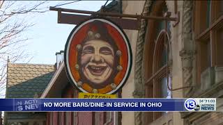 COVID-19 forces bars and restaurants to close in Ohio