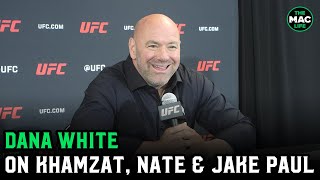 Dana White on Nate Diaz, Jake Paul & Khamzat Chimaev: “We can’t hold guys hostage”