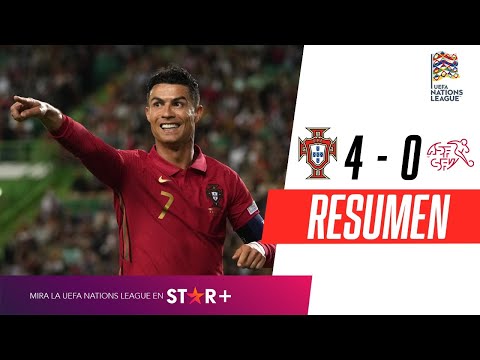 ¡DOBLETE DE CRISTIANO PARA LA GOLEADA DE LOS LUSOS! | Portugal 4-0 Suiza | RESUMEN