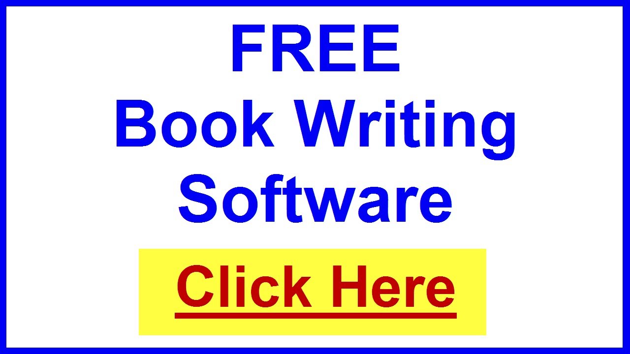 Best free program to write a book