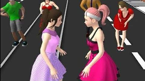 Girl Runner 3D #NEW #UPDATE #alllevels  Levels Gameplay Android/ios Level 1,2,3,4.