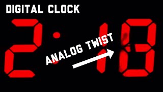 Retro Digital Clock with an Analog Twist - Maarten Baas Art Piece App screenshot 1