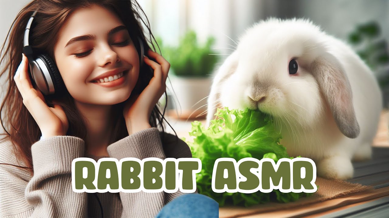 asmr rabbit _ Coriander and cabbage - YouTube