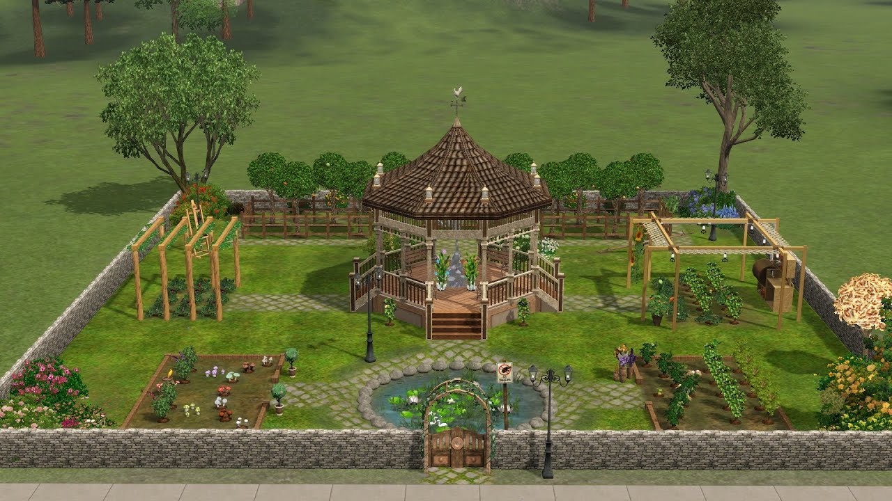 Sims 3 Walkthrough Peaceful Gardens Youtube