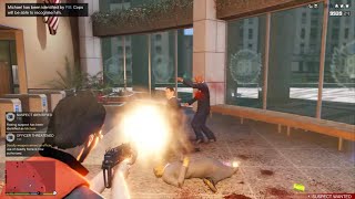 GTA 5 - FIB Building Shootout + Six Star Escape