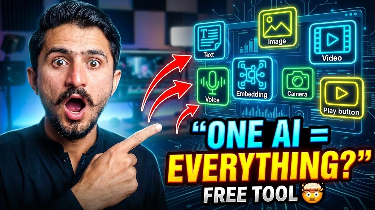 This FREE All-in-One AI Tool Does EVERYTHING 🤯 | Text, Image, Video, Voice in One Click