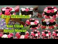 Cara Menghias Kue Ulang Tahun Bunga Mawar || butter cream