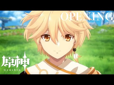 TVアニメ『原神‐Genshin‐』ノンクレジットOP風ムービー/OP風テーマYOASOBI「三原色」｜を作ってみた【原神/MAD】＃原神＃genshinimpact