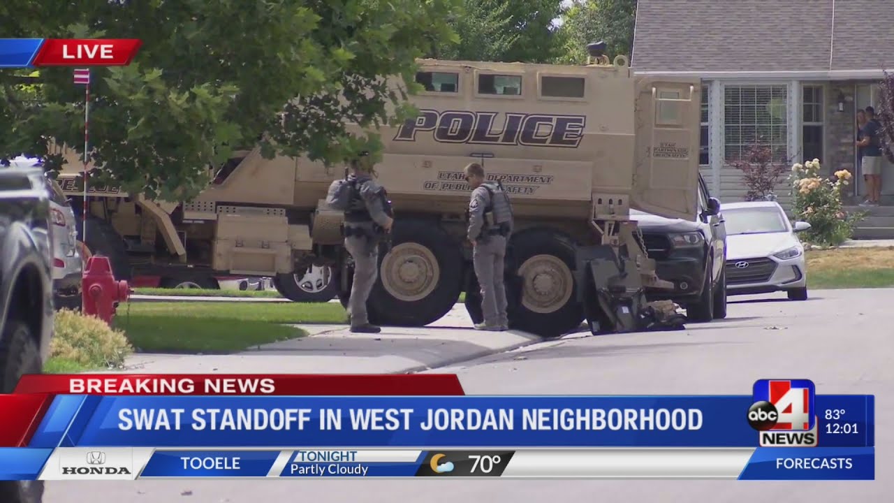 SWAT Standoff in West Jordan - YouTube