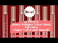 OTWOO Honey Whisper Velvet Matte Lip Glaze Complete Shades Swatches & Review