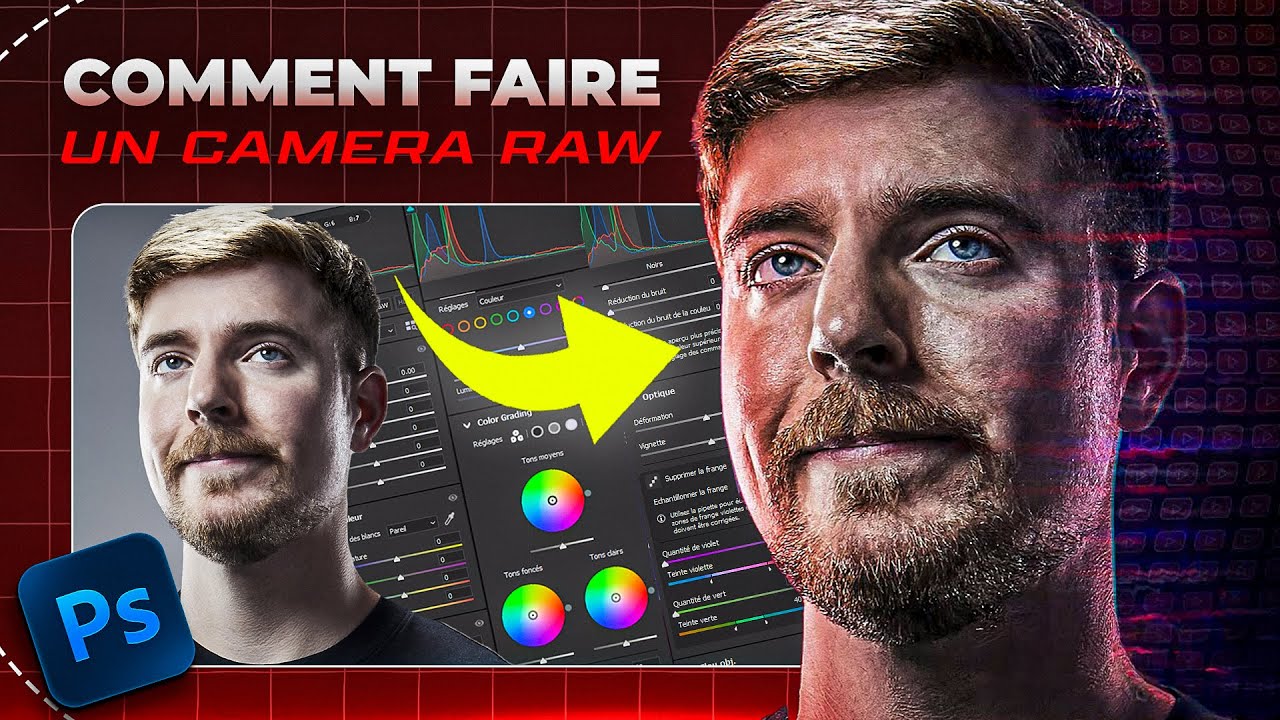 Comment faire un bon filtre camera raw avec photoshop rapidement et