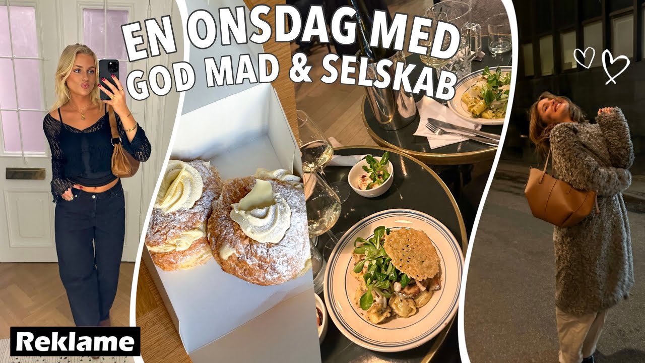 VLOG: Fastelavnsboller, fashion haul og dinner med Laura & Myrna