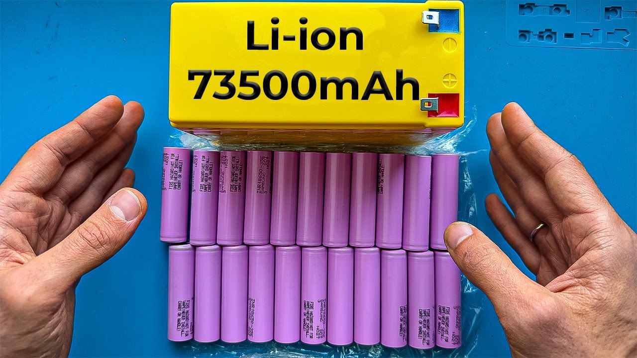 ⚡DIY: Збірка Li-ion 12в акумулятора в корпусі  від свинцево кислотного