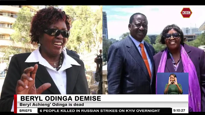 Beryl Achieng’ Odinga, younger sister of the late Raila Odinga, is dead