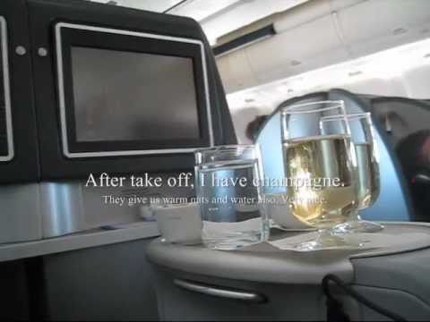 United Airlines Business Class Boeing B767 Lie-Fla...