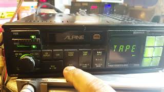 Alpine 7390M car tape player