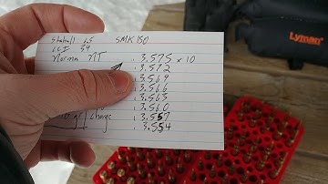 Semi-Custom 7x57 - Staball 6.5 with 150gr SMK (Winter, part 2)