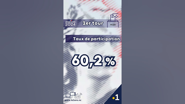 🗳️ Les résultats provisoires des #Législatives2024 en NC les candidats qualifiés au second tour