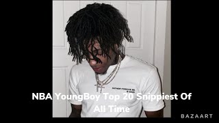 NBA YoungBoy Top 20 Snippet’s Of All Time.
