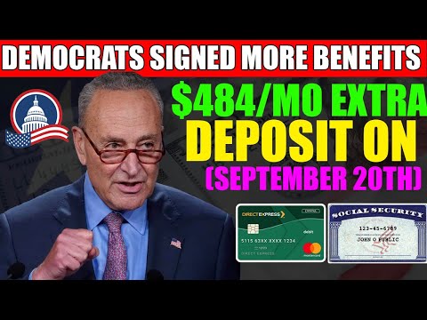YES! SCHUMER JUST ANNOUNCED BIG CHECKS! 1ST ROUND OF $484/MO EXTRA CHECKS HITTING BANKS ON SEP. 20TH