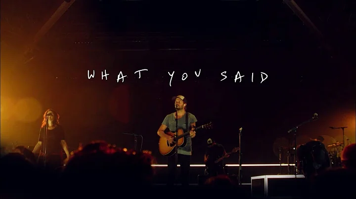 Jon Egan - What You Said (Official Live Video)