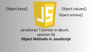 JavaScript in Telugu | ObjectMethods | S-26 | Methods in JavaScript | Stack | Telugu Tutorial | 2025