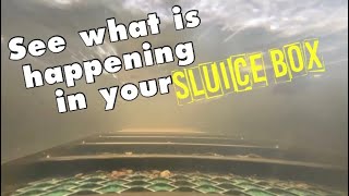 How a sluice works under water