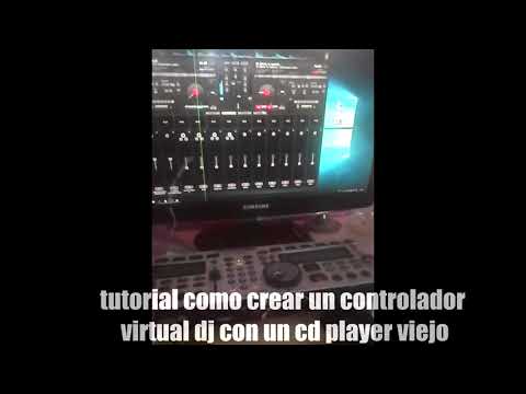 COMO CREAR UN CONTROLADOR VIRTUAL DJ CON UN CD PLAYER VIEJO