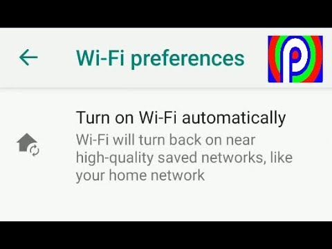 How to stop your wifi from turning on automatically on your Android Pie phone hqdefault