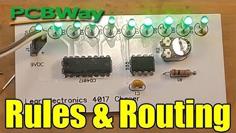 PCB Design Rules and Routing