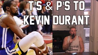 Pat McAfee's Thoughts on Kevin Durant's Injury