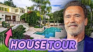 Arnold Schwarzenegger | House Tour | Pacific Palisades & Brentwood Mansions