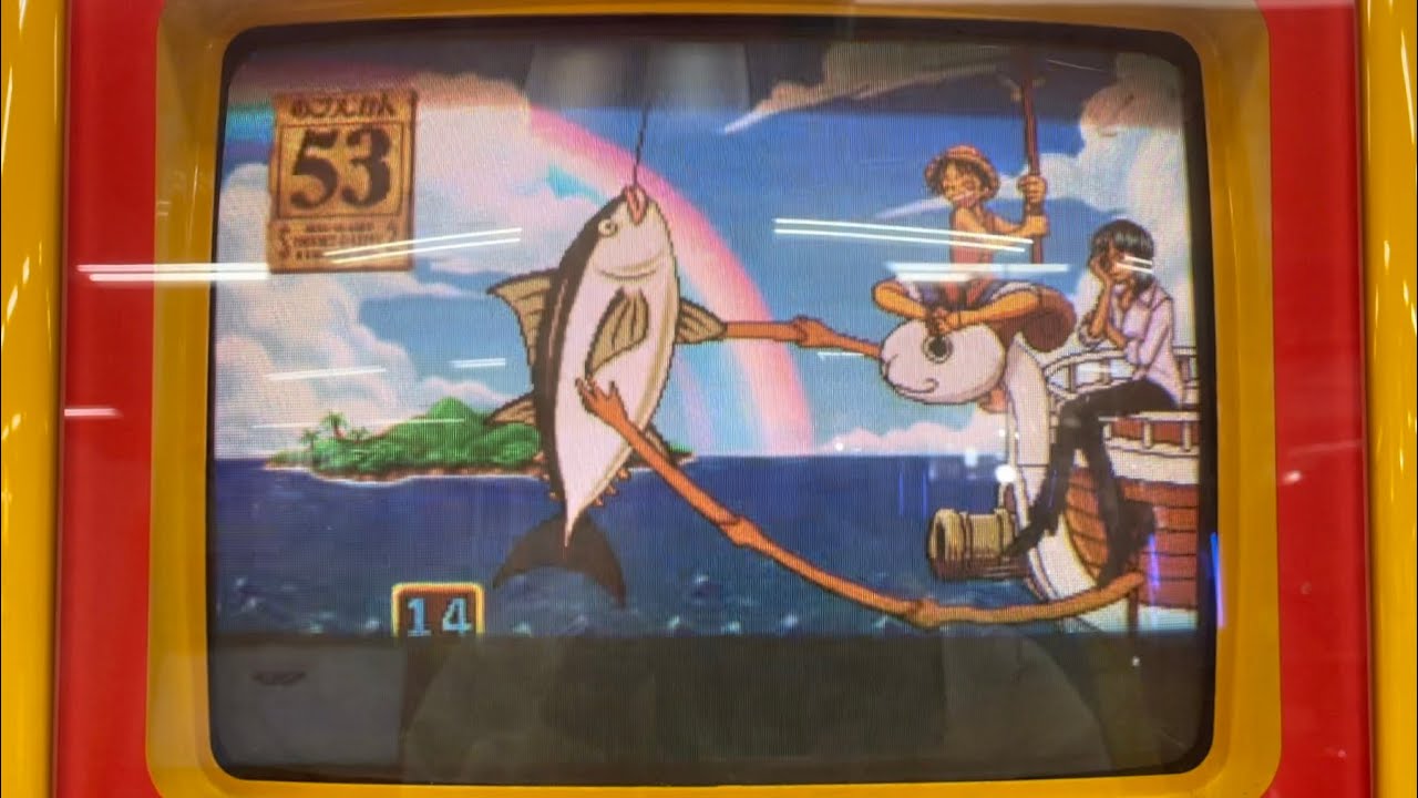 【キッズメダルゲーム】ワンピース ゴムゴムの一本釣り