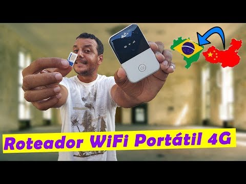 Roteador Portátil WiFi 4G Importado da China #vamosganhardinheiro