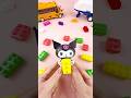 Kuromi and Clay Building Blocks 🧩A Surprise Inside #kuromi #blocks #clayart #cute #surprise #shorts