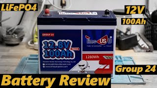 Timeusb LiFePO4 12V 100Ah | Group 24 | Battery Review | Right way to go!