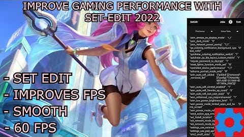 Improve Gaming Performance with SetEdit 2022 | Mobile Legends Bang Bang