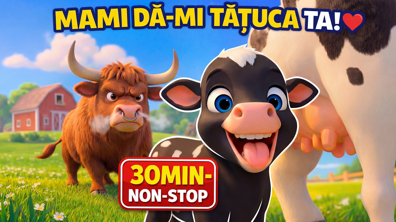 Colaj 30 MINUTE NON STOP 🍼 ȚÂȚUCA MEA! 🐮 TATA BOU ❤️ Cântecel pentru Copii | Cip-Cirip