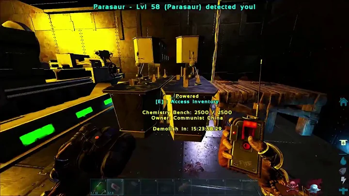 Ark Official Pvp Small Tribes #3 : Trike Raiding and Flak Running the Ice Cave