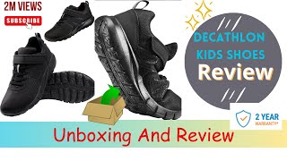 Decathlon ! Kids Velcro Shoes Light and Soft 140-Black! Unboxing & Review! screenshot 5