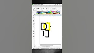 D LETTER LOGO DESIGN IN COREL DRAW