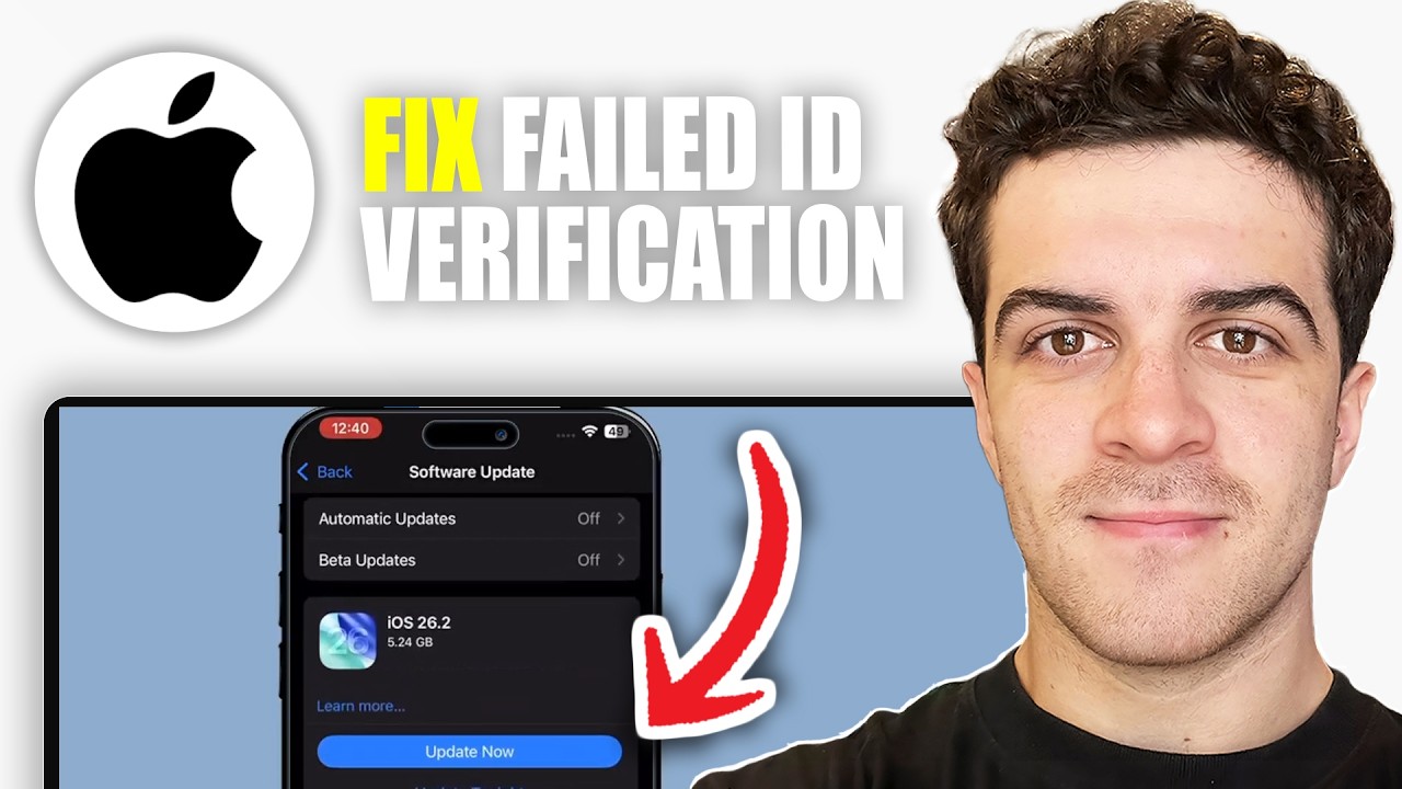 How to Fix Apple ID Verification Failed on iPhone (2026 Guide) - YouTube