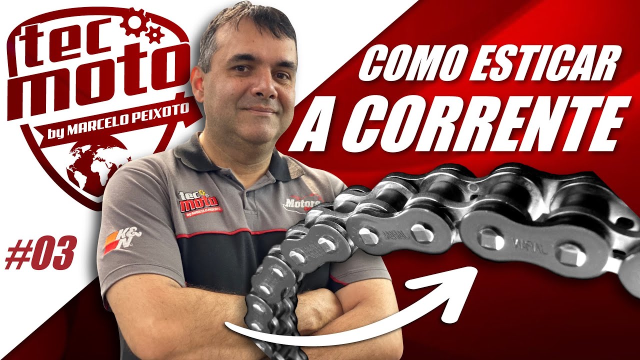 MECÂNICA DE MOTO - ESTICANDO CORRENTE DA MOTO CORRETAMENTE 👊✊✊✊